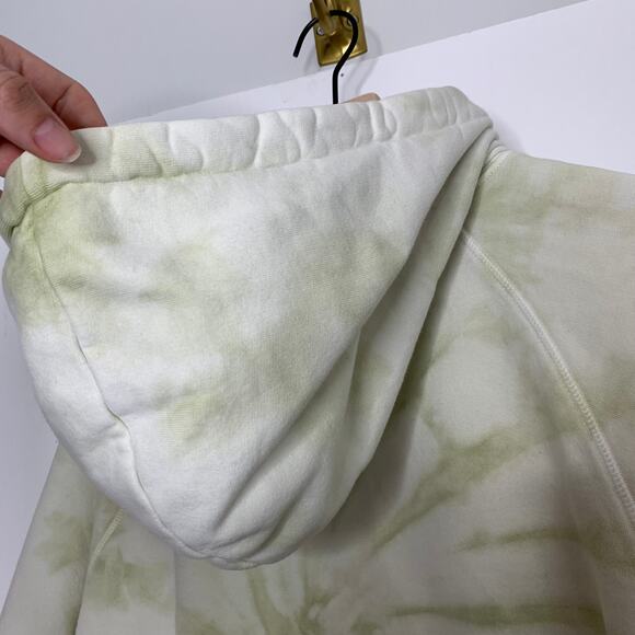 Reformation Jeans Green Tie Dye Pullover Hoodie Womens Small - Picture 4 of 15